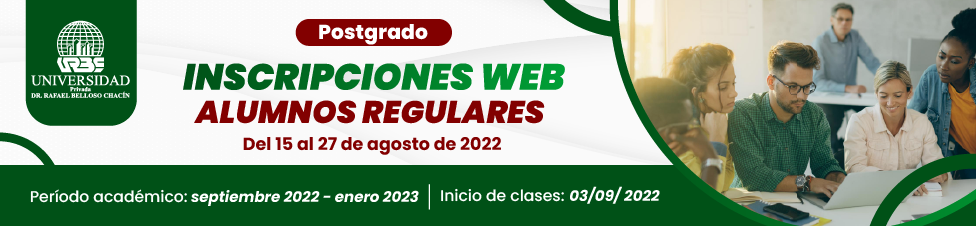 Inscripciones Web Postgrado - Alumnos Regulares Septiembre 2022 - Marzo 2023